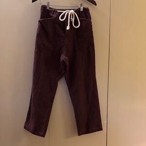 NWT Kimchi Blue Urban Outfitters Corduroy Pants Button Fly Burgundy Medium